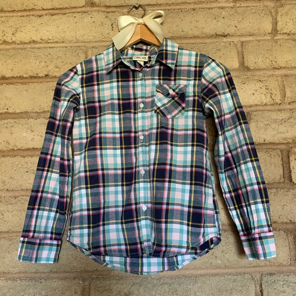 (Girls) 2 Tone Flannel - Picture 1 of 2